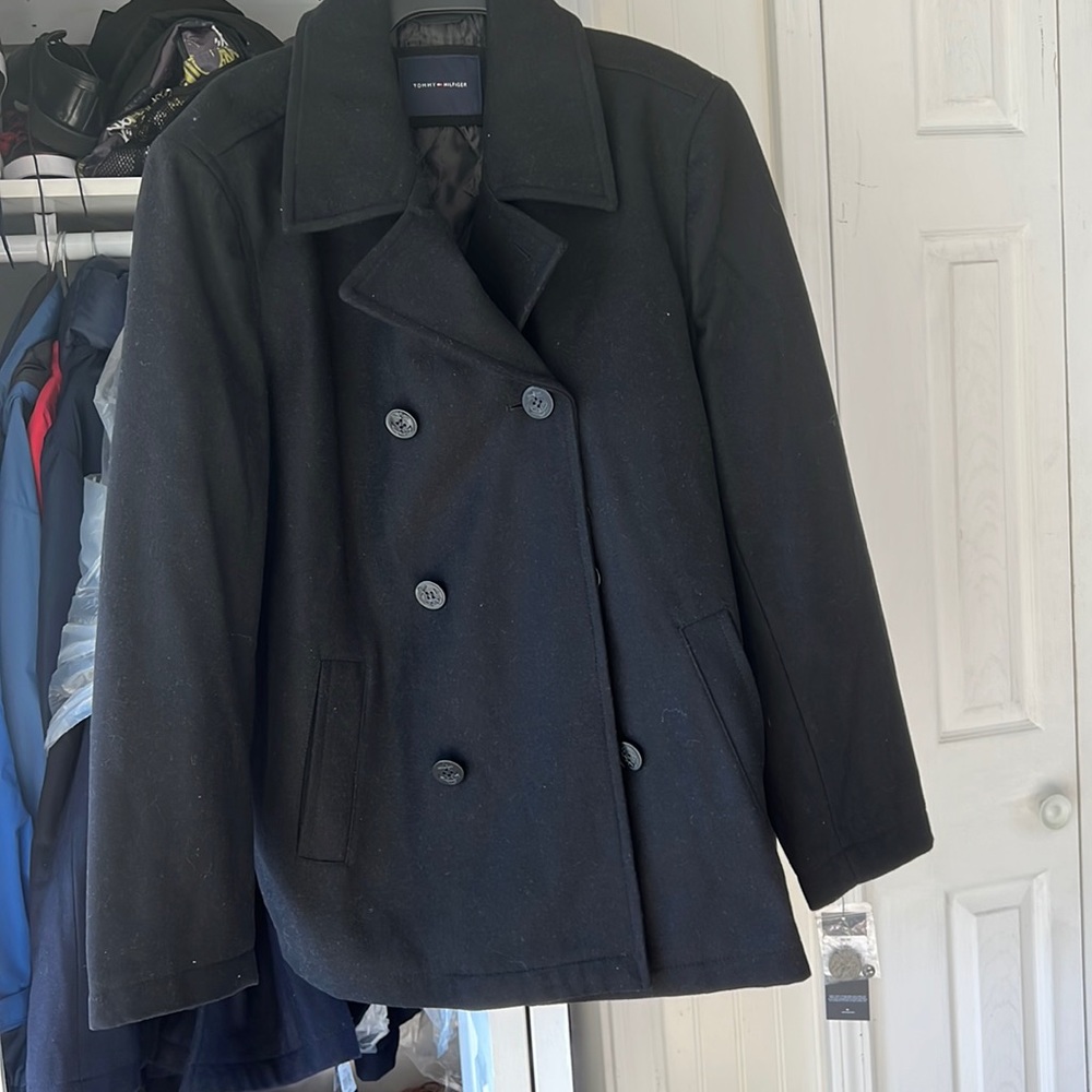 Men’s Tommy Hilfiger XL coat NWT black